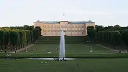 Frederiksberg Palace seen from the park