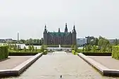 View of the castle from the Baroque garden