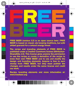 Label of Free Beer 3.2.