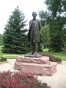 Lincoln the Debater (1928–29), Taylor Park, Freeport, Illinois.