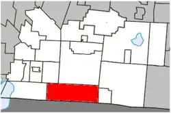 Location within Brome-Missisquoi RCM.