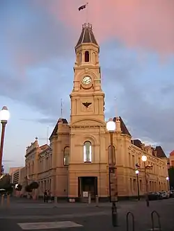 Fremantle Town Hall; built between 1885-87