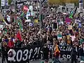 Protesters in Potsdam