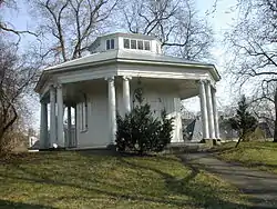 The pavilion in Frogner Park was a wedding gift from Benjamin Wegner to his wife Henriette