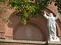 Front entrance of St. Stanislaus Church