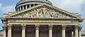 The fatherland crowning illustrious men, bas-relief on the pediment of the Panthéon de Paris.