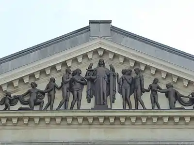 Frieze "Justice"  Old courthouse Ghent