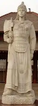 The Shang dynasty queen Fu Hao was widely revered by later generations.