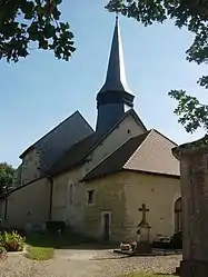 The church in Fuligny