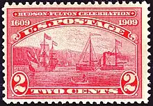 Hudson-Fulton Celebration commemorative stamp, 1909 issue