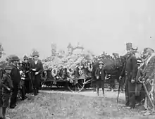 1891 photo of Macdonald's funeral in Cataraqui Cemetery