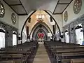 View of church nave