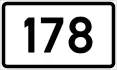 County Road 178 shield