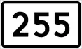 County Road 255 shield