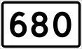 County Road 680 shield