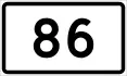 County Road 86 shield