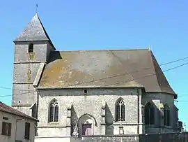 The church in Génicourt-sur-Meuse