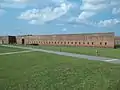 Moat at Fort Jackson