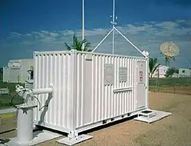 GONG shelter in Learmonth, Australia