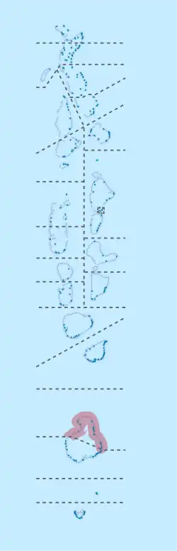 Location of Gaafu Alifu in Maldives