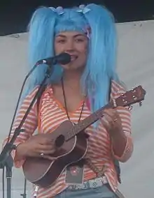 Gabby La La performing at The XM Sonic Stage at Bonnaroo 2005