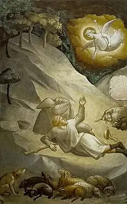 Annunciation to the Shepherds, c. 1330, Baroncelli Chapel