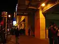 Entrance to the Gallery Place Metro station, along 7th Street at Capital One Arena.