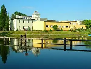 View of the complex from the Brda river