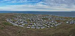 Aerial view of Garður in 2022