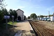 The platform, towards Quiberon.