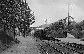 The station in the 1910s.