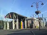 Ottignies railway station as seen from outside the station