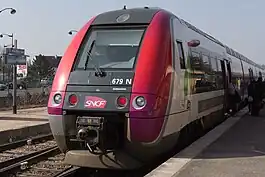 A B 82500 train at Provins.