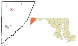 Location of Accident, Maryland