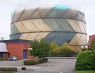 A gas storage site in Sheepscar, Leeds (seen in 2007)