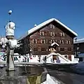 The interior of the Gasthof Adler in Schwarzenberg is open to visitors