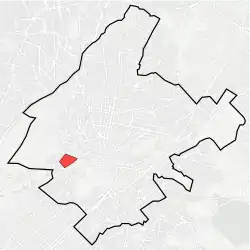 Location in Athens