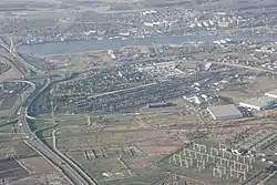 Aerial view of Rudniki