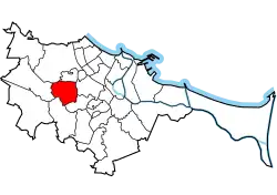 Location of Brętowo within Gdańsk