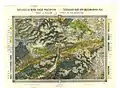 Geological map Prague Bohemia 1877