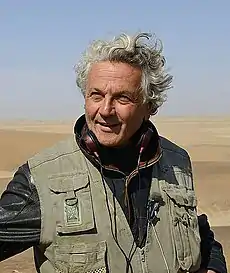 George Miller on the set of Mad Max: Fury Road