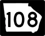 State Route 108 marker