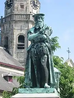 Mercator statue in Rupelmonde