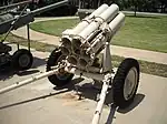 Nebelwerfer 41 rocket launcher, breech view