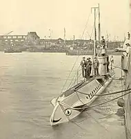 UB-2 in port at Flanders