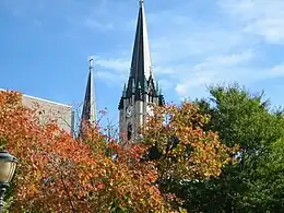 Gesu Church in autumn