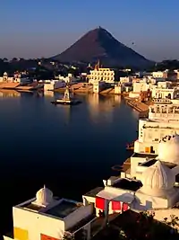 Ghats at Pushkar lake, Pushkar