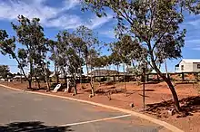 Memorial at Gwalia to the victims of the crash