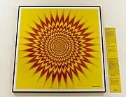 Gianni Sarcone, 1997, Hypnotic Vibes, mixed media, 70 x 70 cm, Museum of Illusions, Ljubljana (Slovenia).