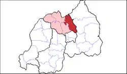 Shown within Northern Province and Rwanda